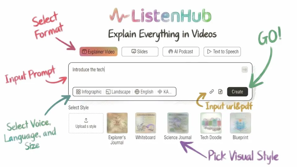 See ListenHub in action